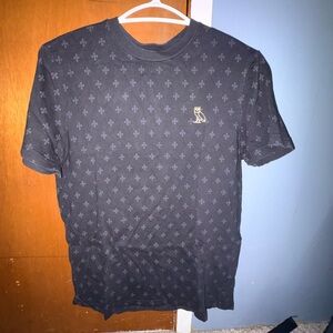 OVO Black Fleur-de-Lis T-Shirt